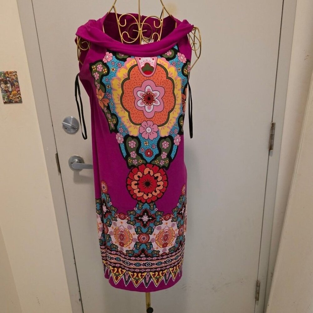Emma and Michele Women's Dress Floral Print Purple Size 8